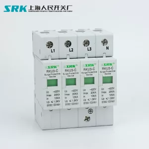 Surge Protection Device SPD Power Class2 Lightning Protector AC 8/20us 3p+N 4p OEM